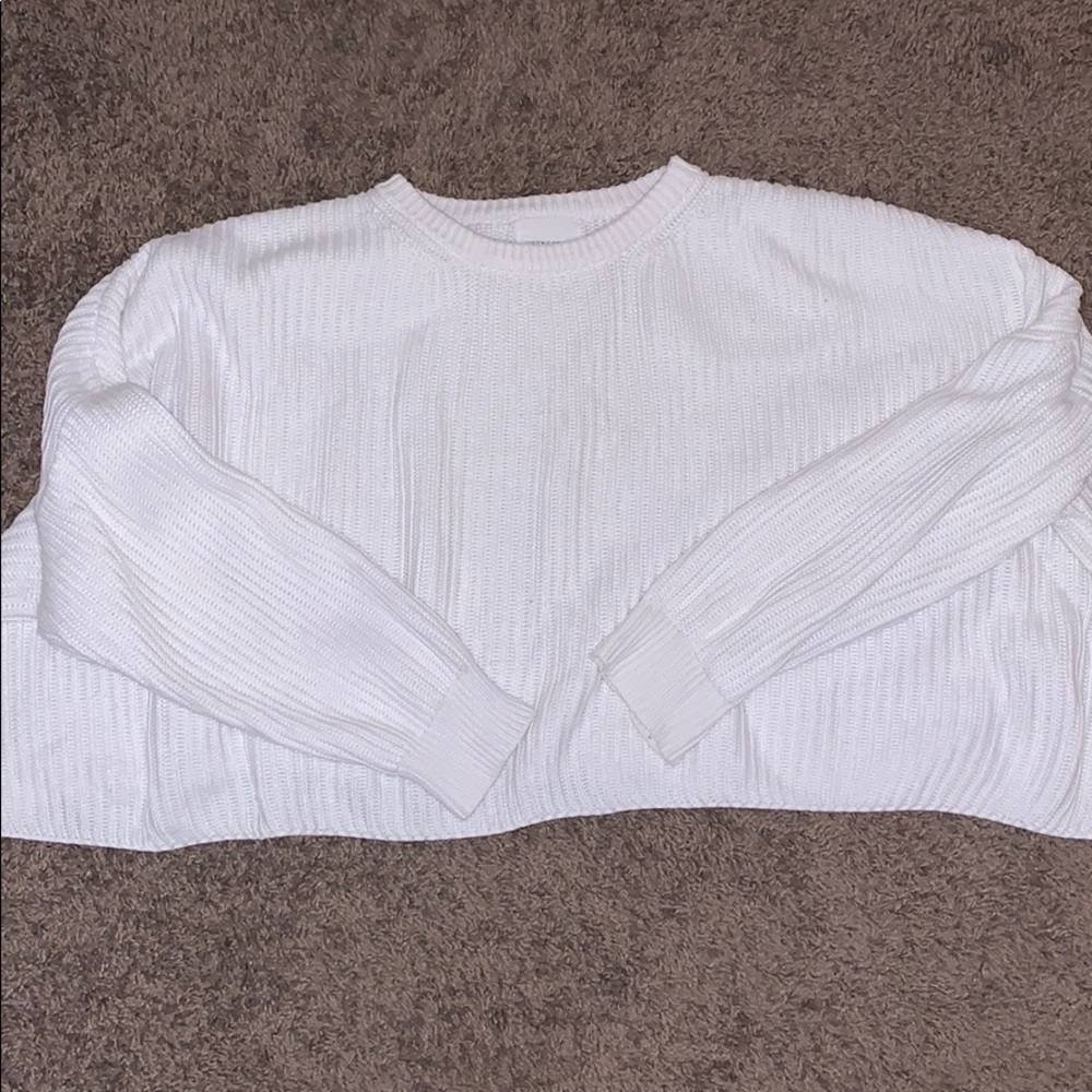 Cotton Candy white sweater